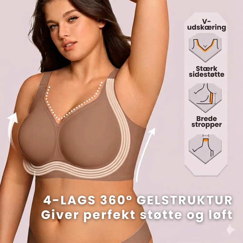 Bøjlefri BH med fuld dækning